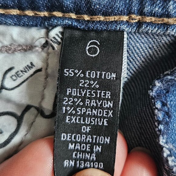 inc Straight Leg Curvy Fit Jeans - Size 6 - Picture 7 of 7